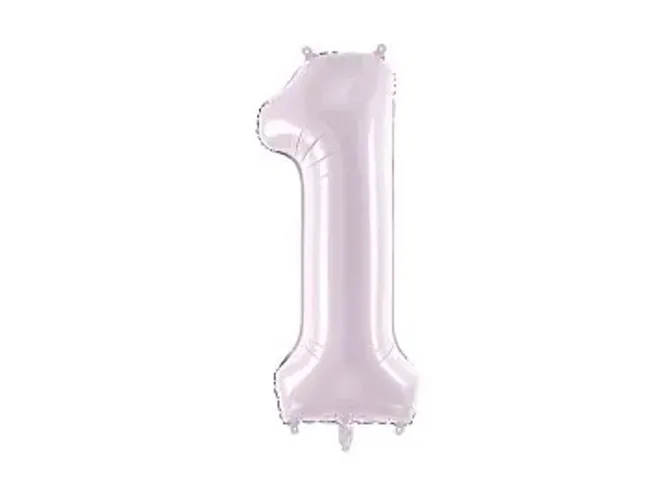 Hovedbilde FOLIEBALLONG – Tall 1 – Lys lilla – 72 cm ...