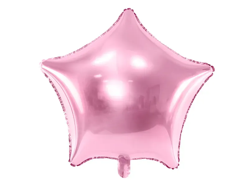 FOLIEBALLONG – Stjerne metallic rosa – PartyDeco