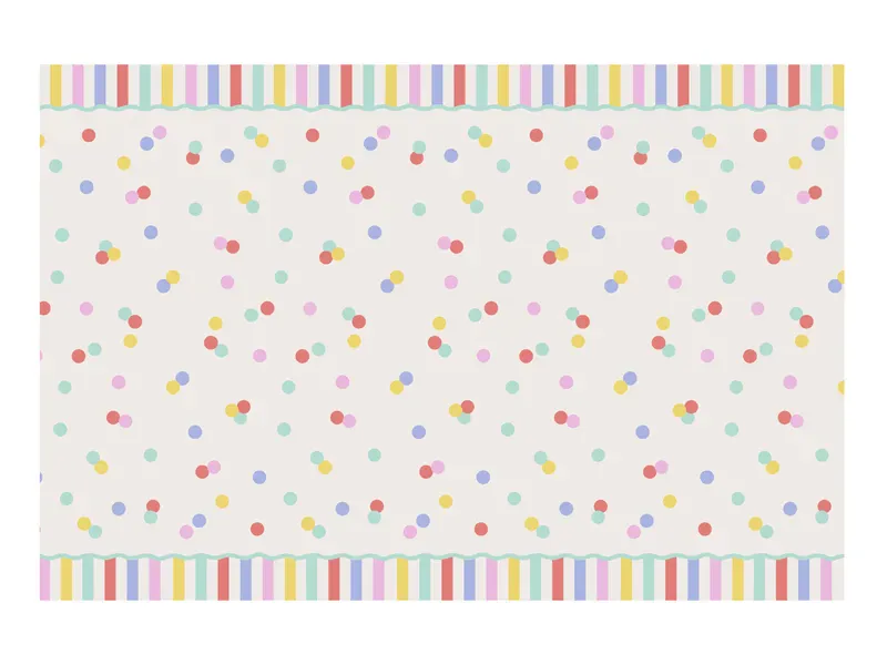 PAPIRDUK - Konfetti - 180 x 120 cm - PartyDeco