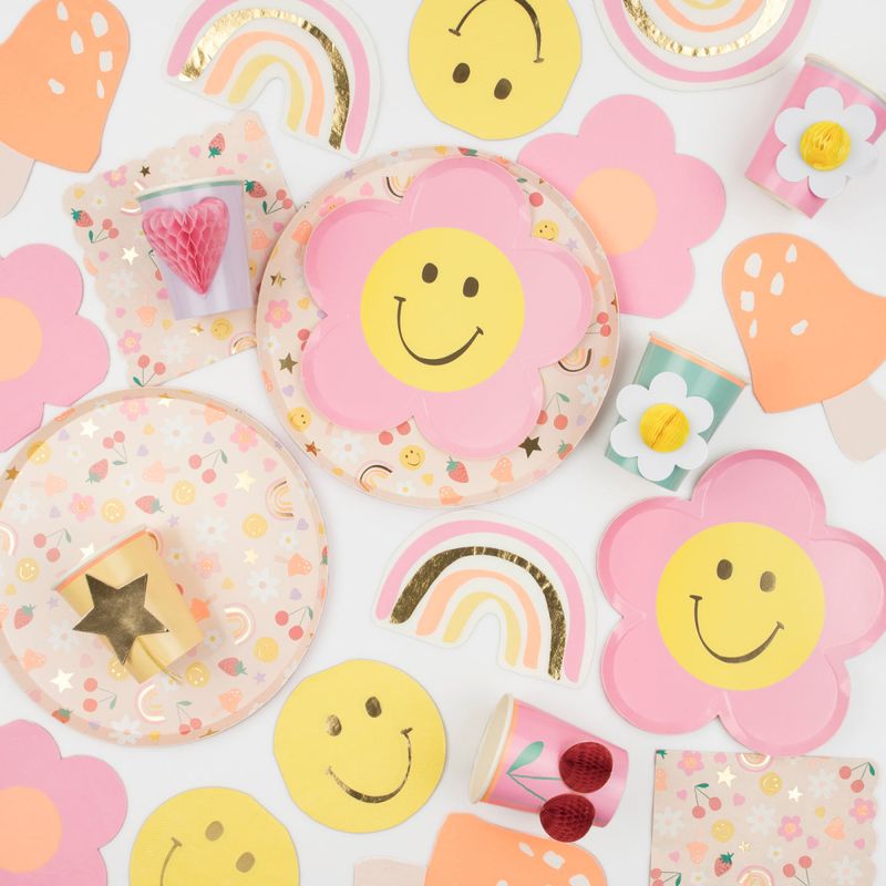 PAPPASJETTER – Blomst med smil – 8-pk – Meri Meri