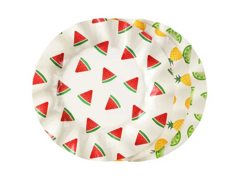 PAPPTALLERKENER – Frukt – 6 pk – PartyDeco