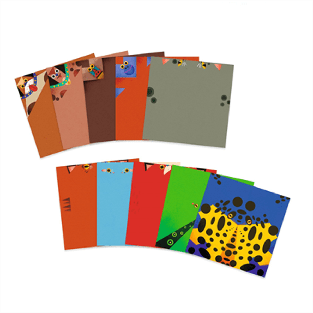 HOBBYSETT – Origami med hoppende dyr – Djeco