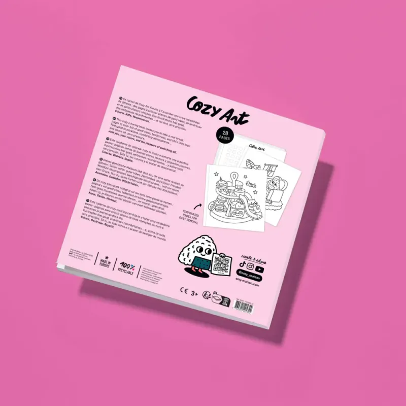 FARGELEGGINGSBOK – Cozy Kawaii – OMY