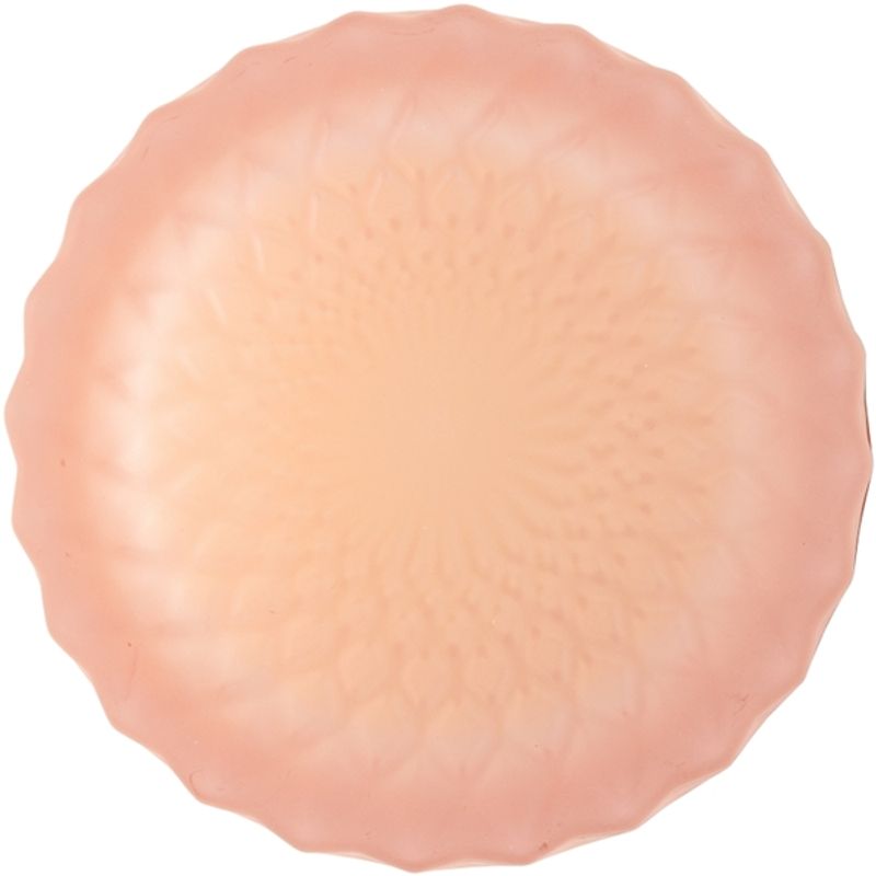 GLASSKRUKKE MED LOKK – oransje og rosa