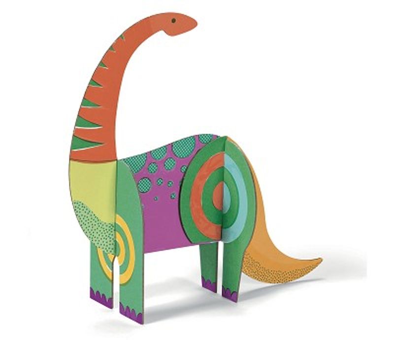 HOBBYSETT – Lag pappfigurer – Dinosaurer – Djeco