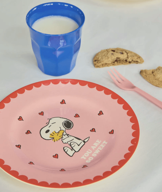 Hovedbilde ASJETT – Rosa Snoopy Print – Rice x Peanuts