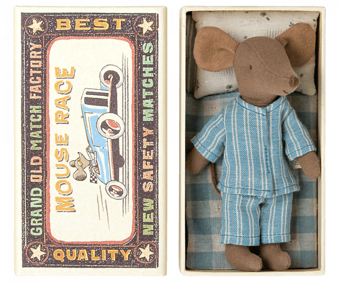 Hovedbilde STOREBROR-MUS I BOKS – Stripete pyjamas – ...