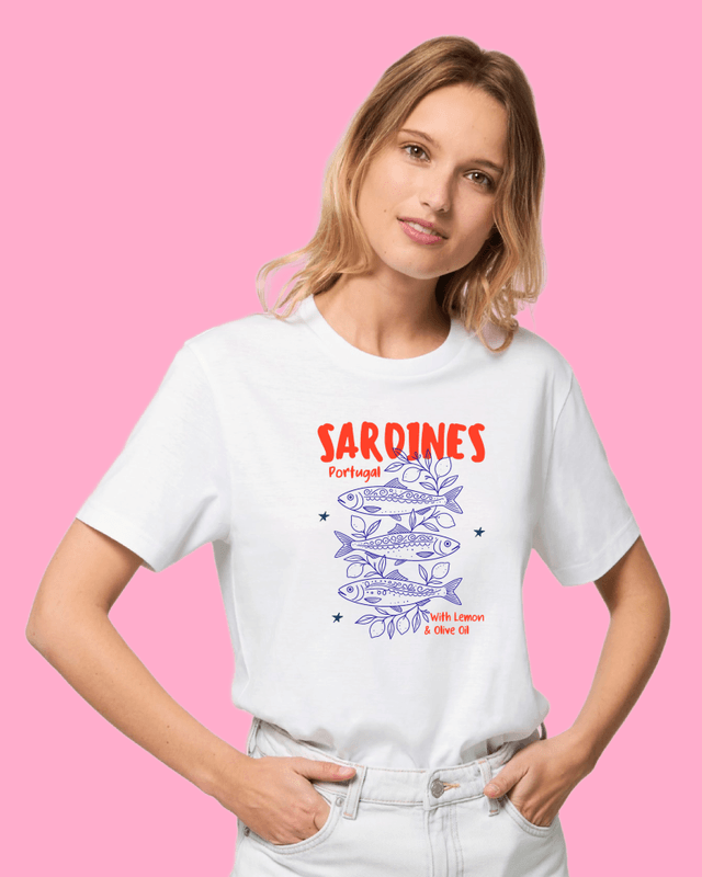 T-SKJORTE – Sardines Portugal – Festligtrykk