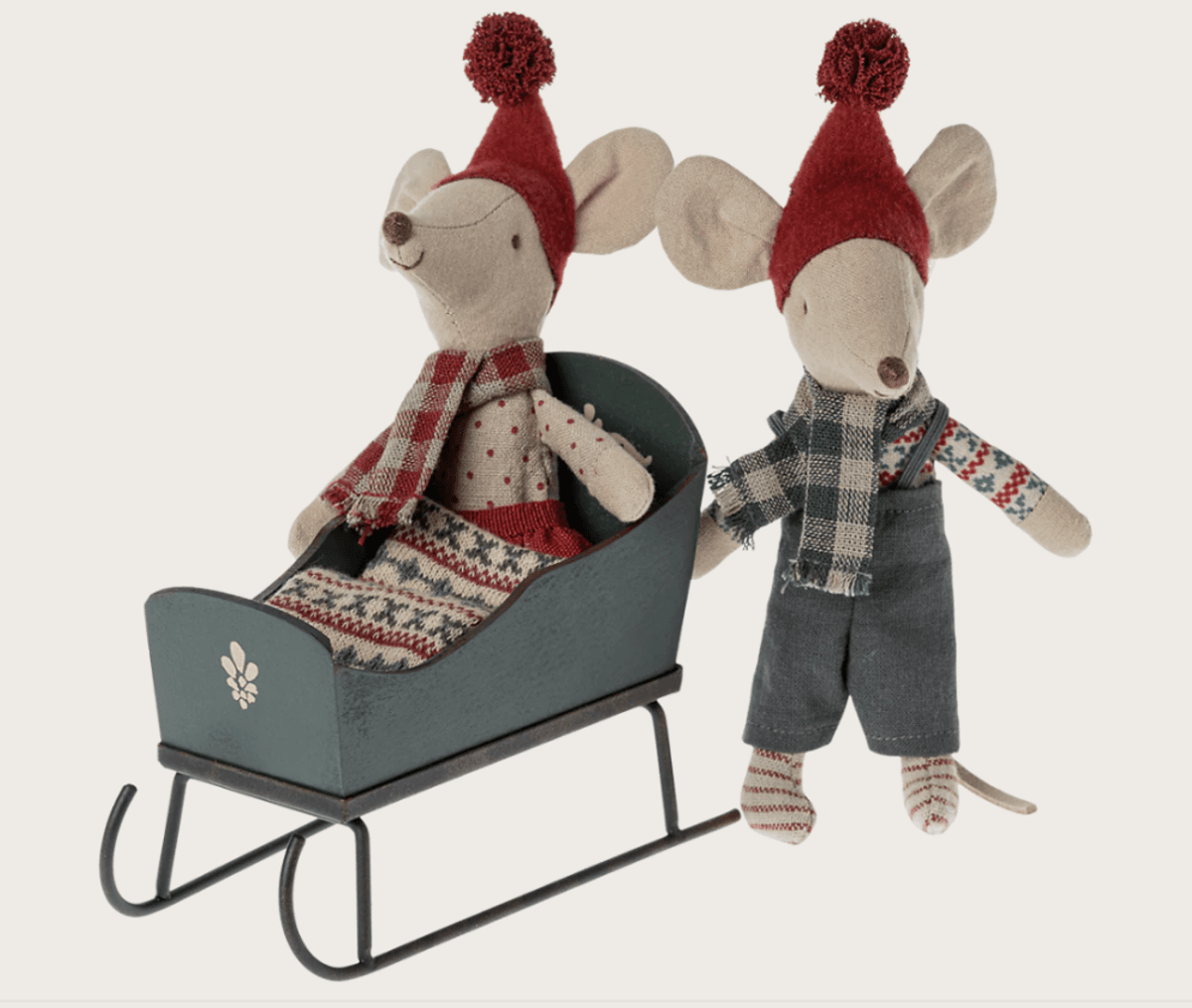 SLEDE TIL MUSENE – Grønn – Maileg