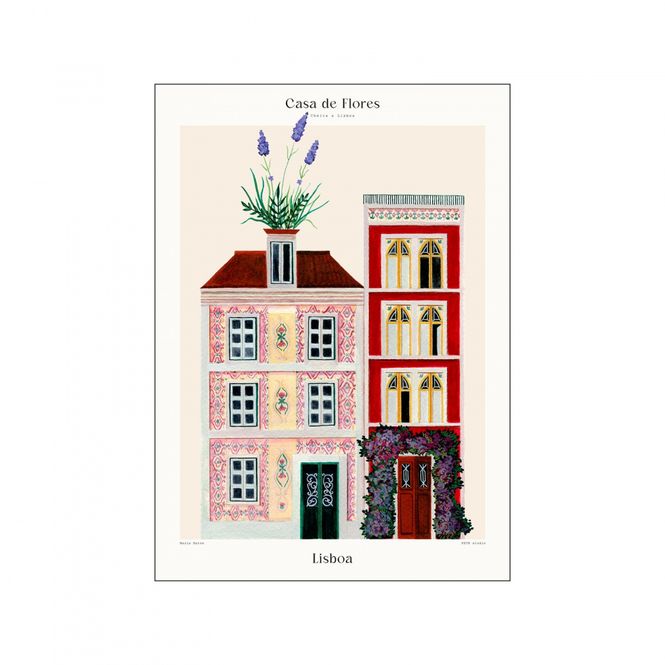 Hovedbilde PLAKAT - Matos - Casa de flores - Lisboa III - 30 x 40 cm.
