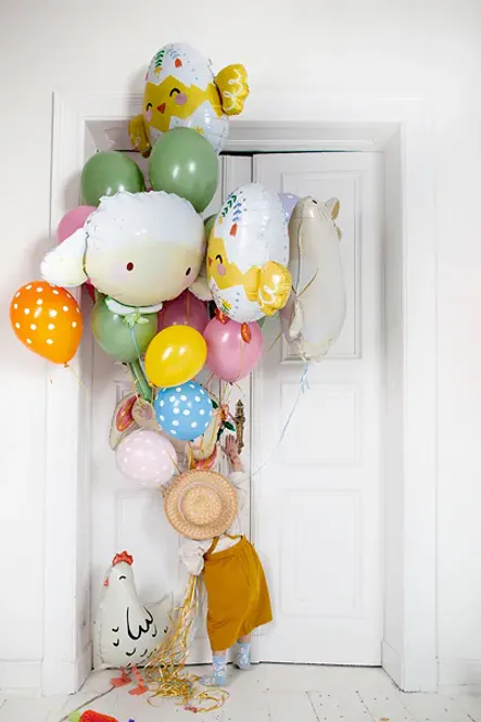Hovedbilde FOLIEBALLONG – Påskelam –  PartyDeco