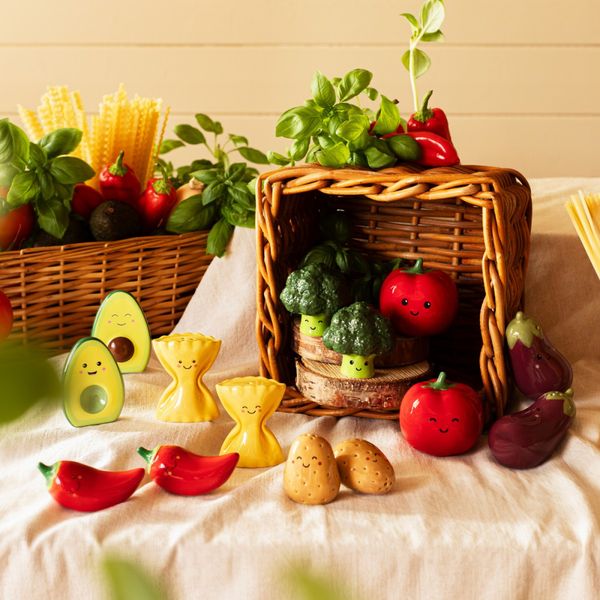 Hovedbilde SALT- OG PEPPERBØSSER – Brokkoli – Sass & Belle