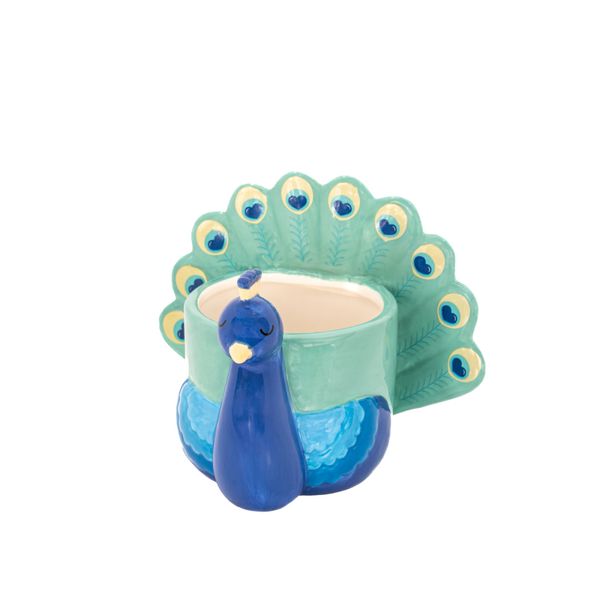 Hovedbilde LITEN BLOMSTERPOTTE – Påfugl – Sass & Belle