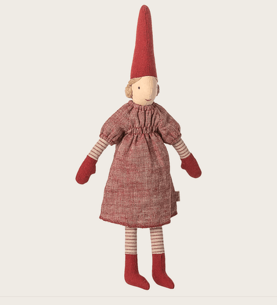 Hovedbilde PIXYNISSE – Jente – Rød Kjole – Størrelse ...