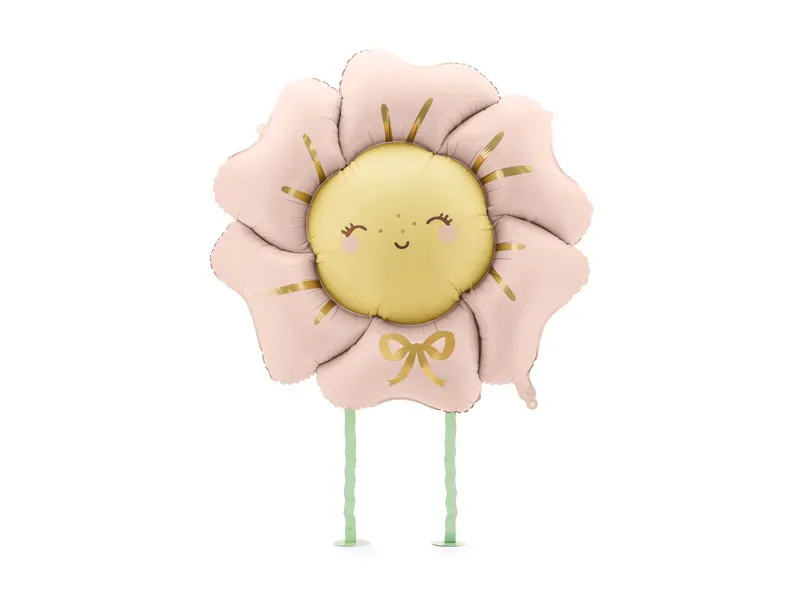 FOLIEBALLONG – Blomst Blush Pink – PartyDeco