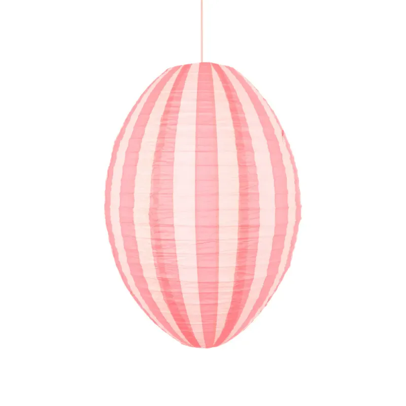 OPPHENG – Lanterner rosa striper – 3 pk – Meri Meri