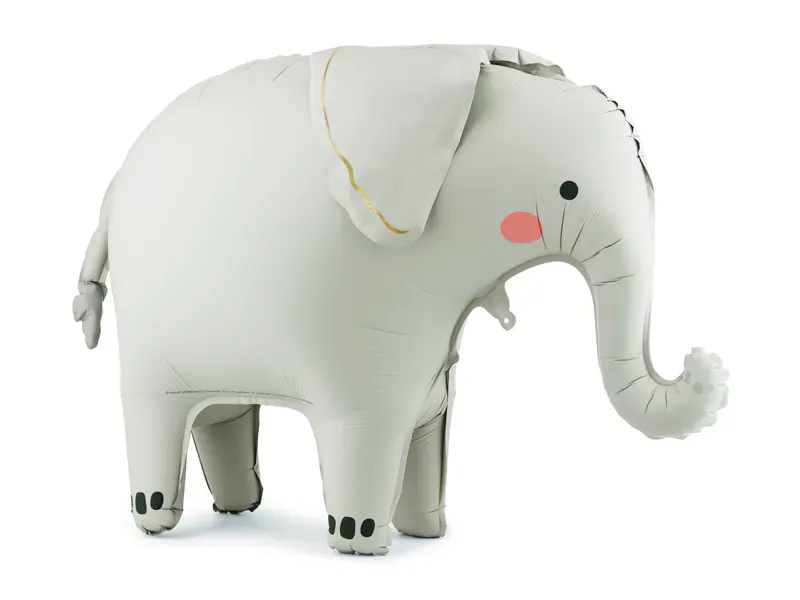 FOLIEBALLONG – Elefant – Stående – PartyDeco