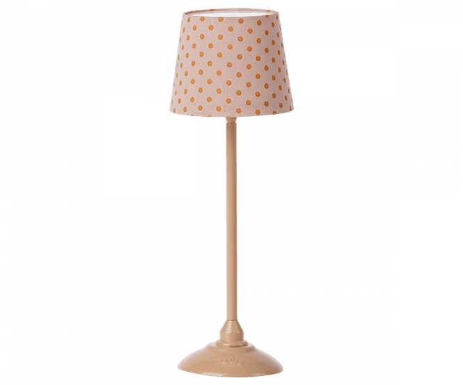 Hovedbilde GULVLAMPE – Mini – Rosa med prikker – ...