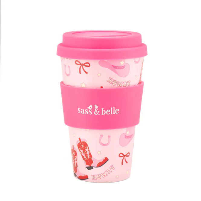Hovedbilde TO-GO KOPP – Howdy Cowboystøvler – Sass & Belle