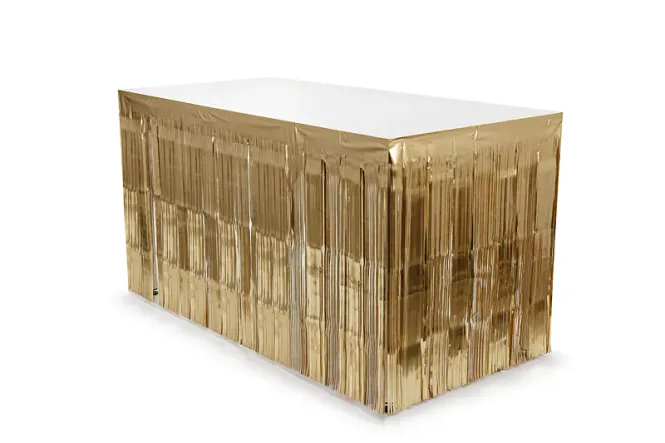 Hovedbilde PARTYGARDIN TIL BORD – Gull – 300 x 80 cm ...