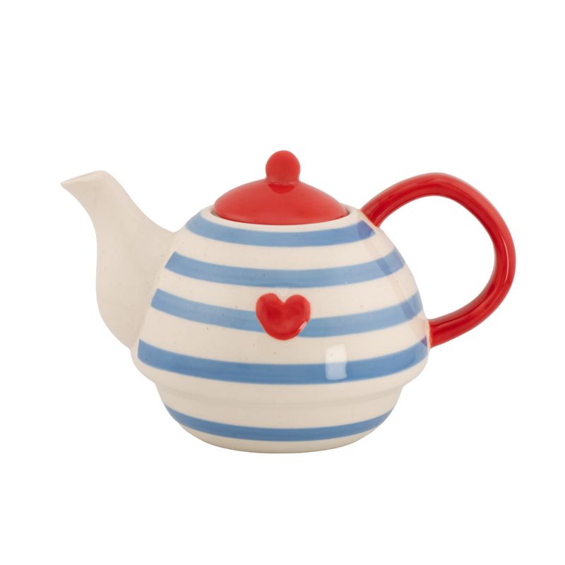 TEKOPP – Overraskelse Dachshund – Striper og hjerte - Tea for One – Sass & Belle