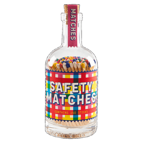 Hovedbilde FYRSTIKKER I FLASKE – Gingham Safety Matches – ...