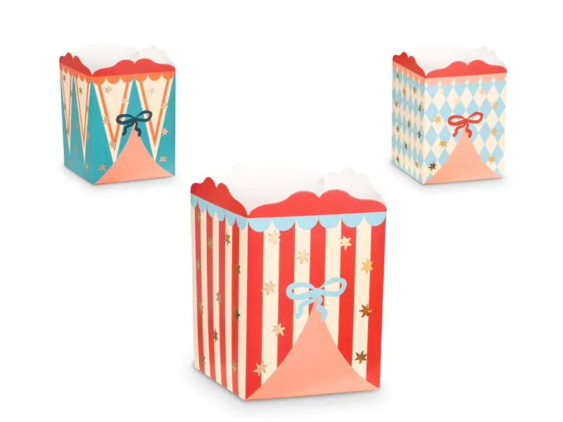 SNACKBOKSER – Sirkus – 6 pk – PartyDeco