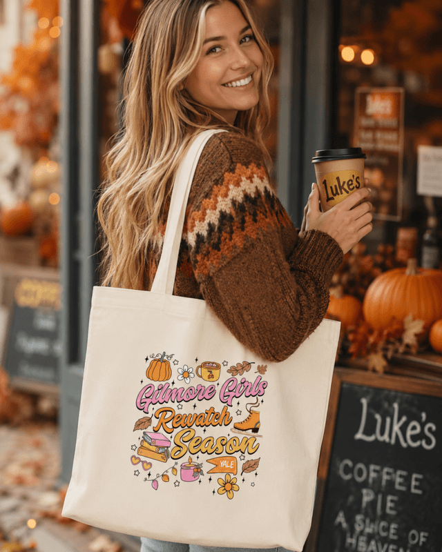 TOTEBAG – Gilmore Girls Rewatch Season – Festligtrykk