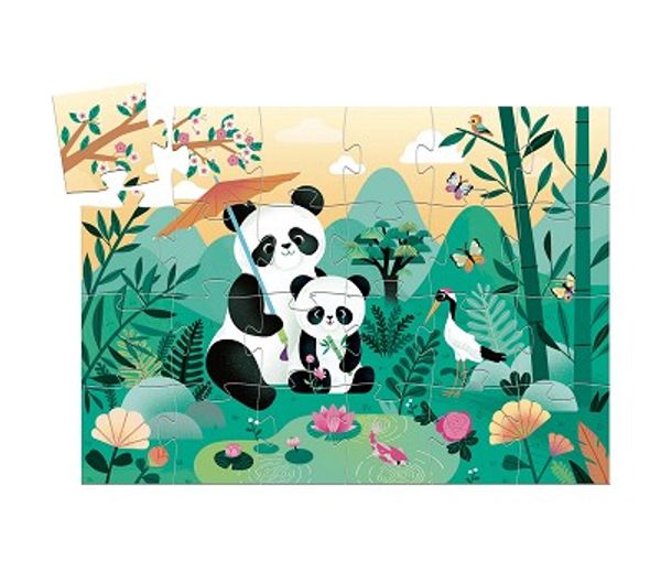 Hovedbilde PUSLESPILL – Panda 24 biter – Djeco
