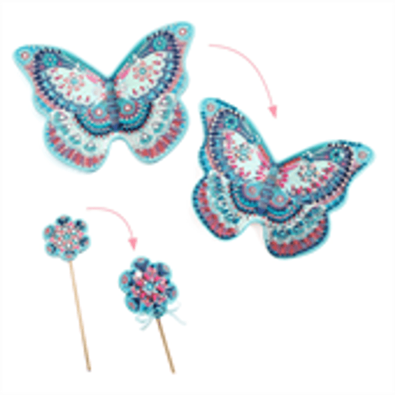 HOBBYSETT DIY – Sommerfuglvinger & tryllestav – Djeco