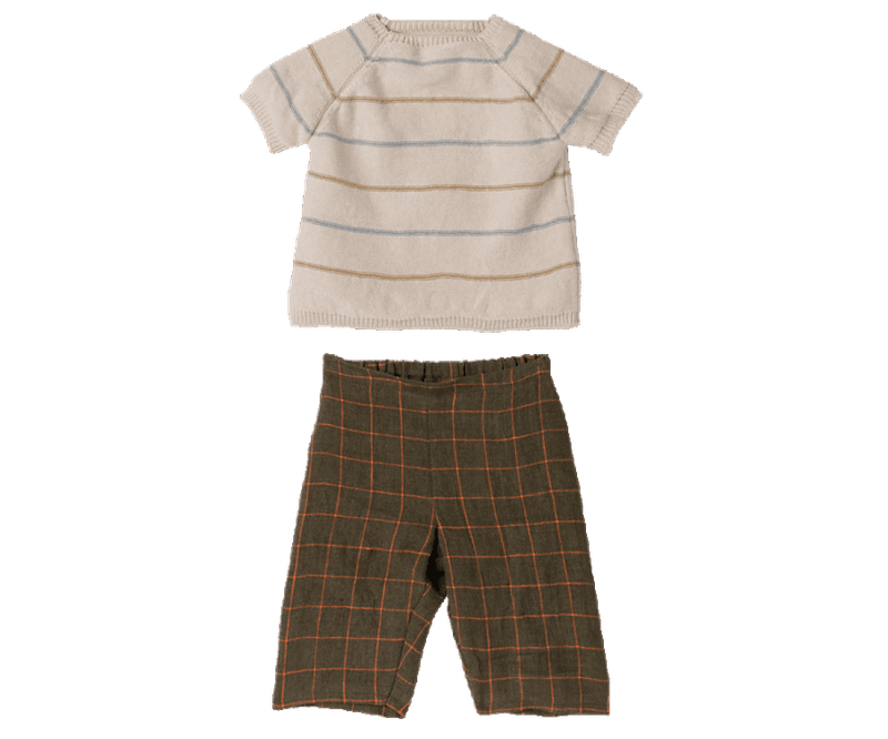 KLÆR TIL KANIN - Shorts og T-shirt - Size 5 - Maileg