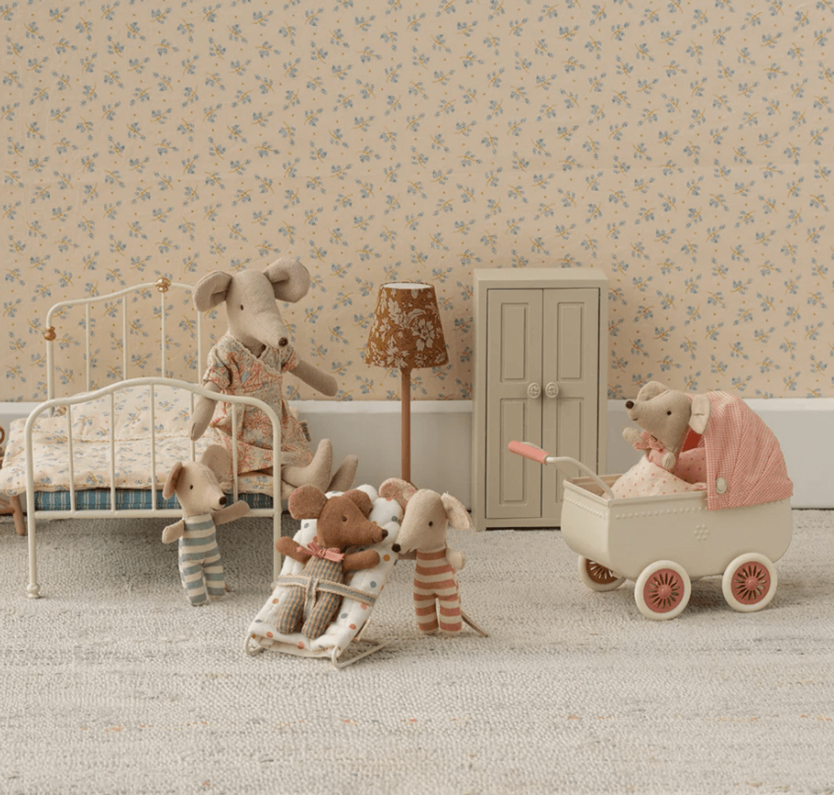 BARNEVOGN TIL MUSENE – Korall – Maileg