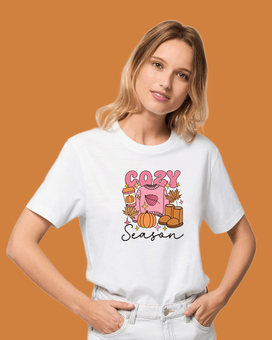 Hovedbilde T-SKJORTE – Cozy Season – Festligetrykk