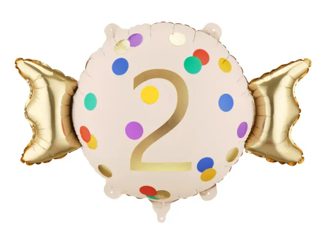 Hovedbilde FOLIEBALLONG – Candy Dots – Tall 2 – ...