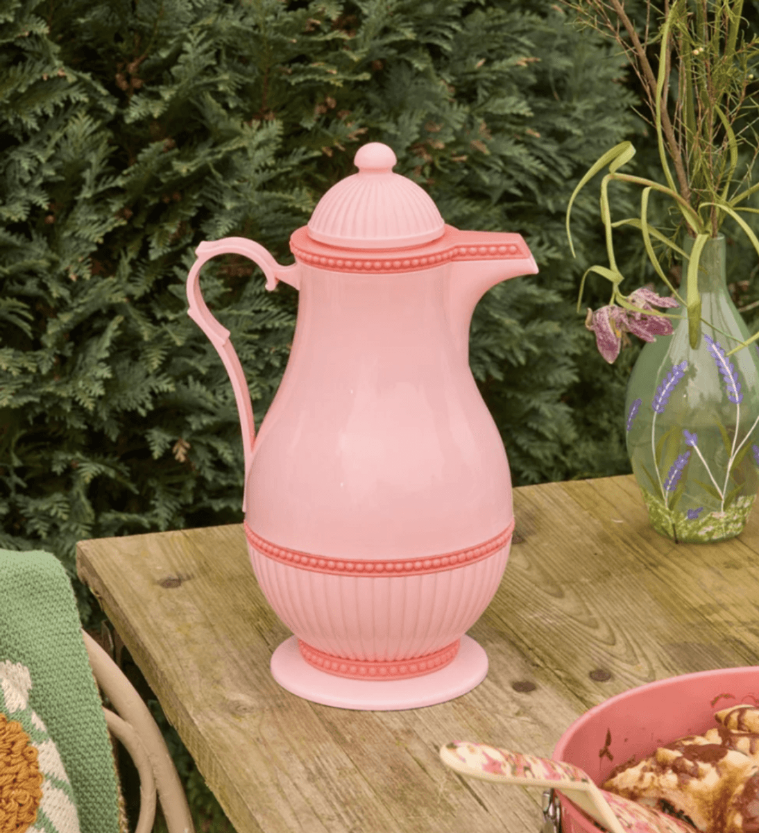  TERMOKANNE – Vintage rosa med korall – Rice