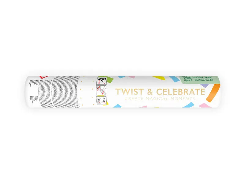 KONFETTIKANON – Pastell Strimler – PartyDeco
