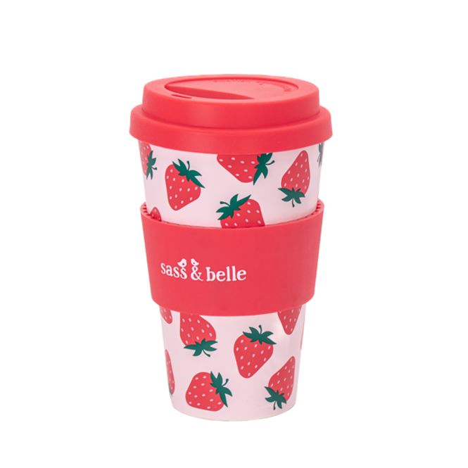 Hovedbilde TO-GO KOPP - Jordbær - Sass & Belle