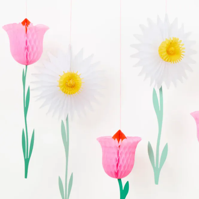 Hovedbilde OPPHENG – Blomster honeycomb – 6 pk – ...