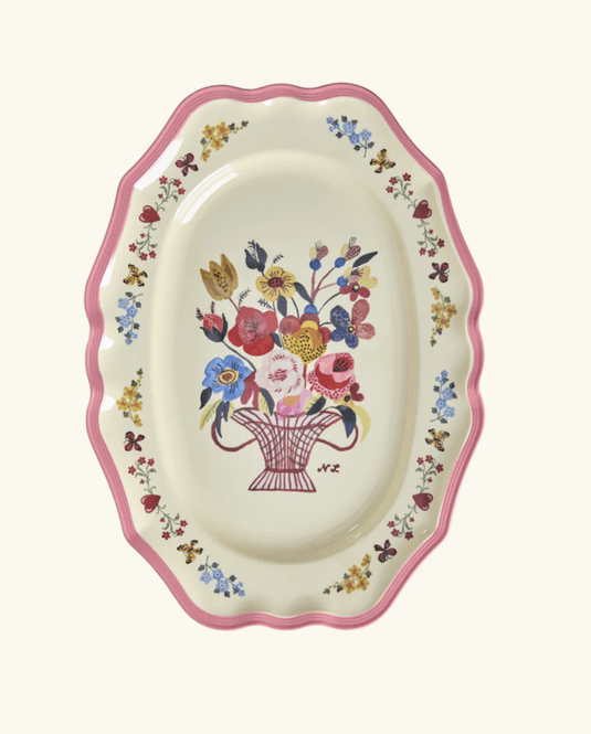 Hovedbilde SERVERINGSFAT – Blomsterbukett – Rice x ...