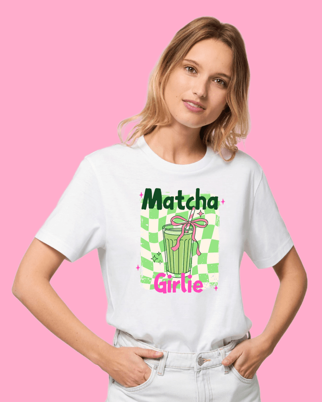 T-SKJORTE – Matcha Girlie – Festligtrykk