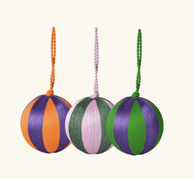 Hovedbilde JULETREPYNT – Striper – 3 pk – Rice