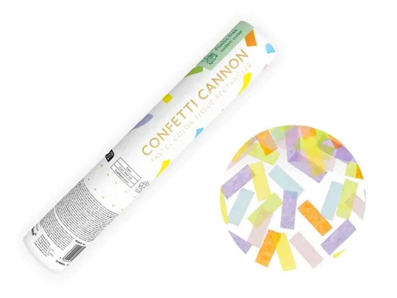 KONFETTIKANON – Pastell Strimler – PartyDeco