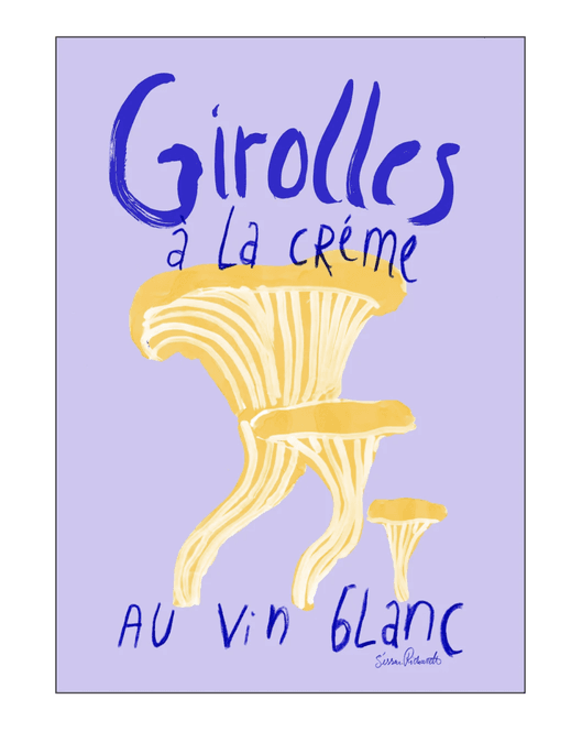 Hovedbilde PLAKAT – Girolles – 30 x 40 cm – Sissan ...