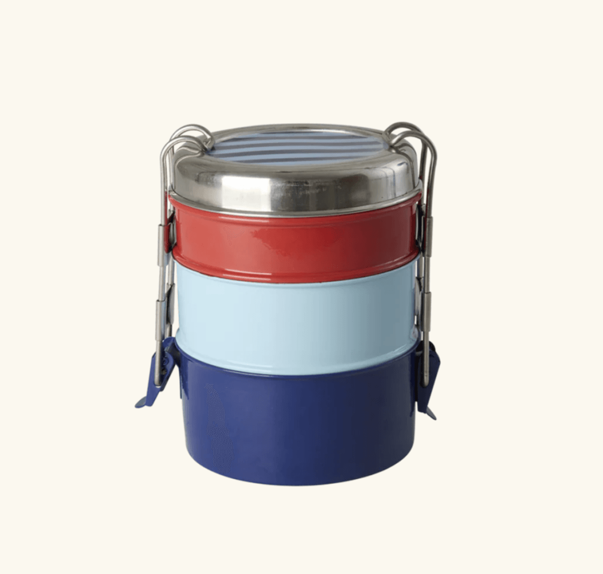 MATBOKS – 3 etasjer med striper – Rice