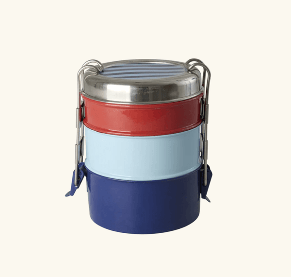 Hovedbilde MATBOKS – 3 etasjer med striper – Rice