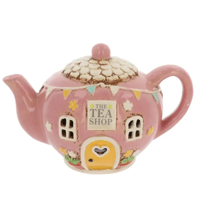Hovedbilde TELYSHOLDER – Tea Shop Teapot – Joe Davies