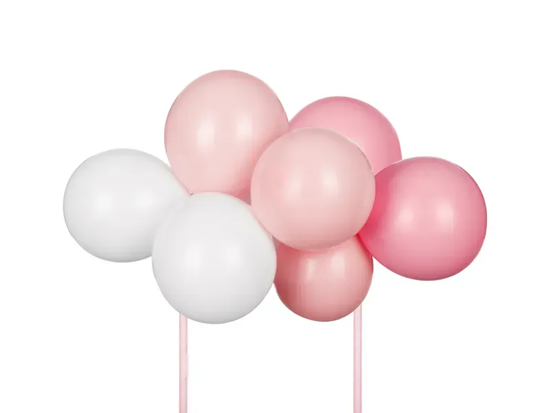 KAKETOPP – Ballonger rosa – PartyDeco