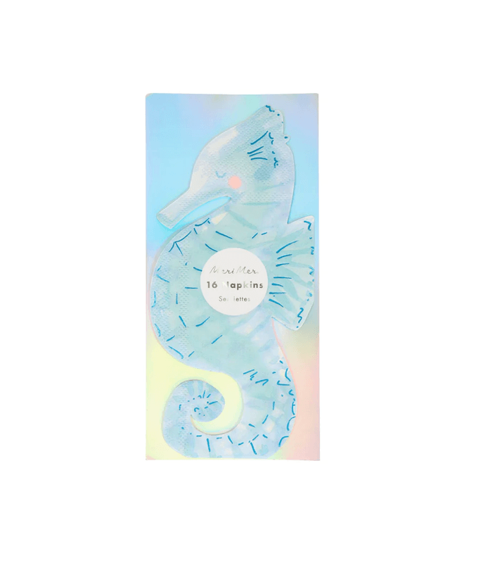 SERVIETTER – Sjøhest – 16-pk – Meri Meri
