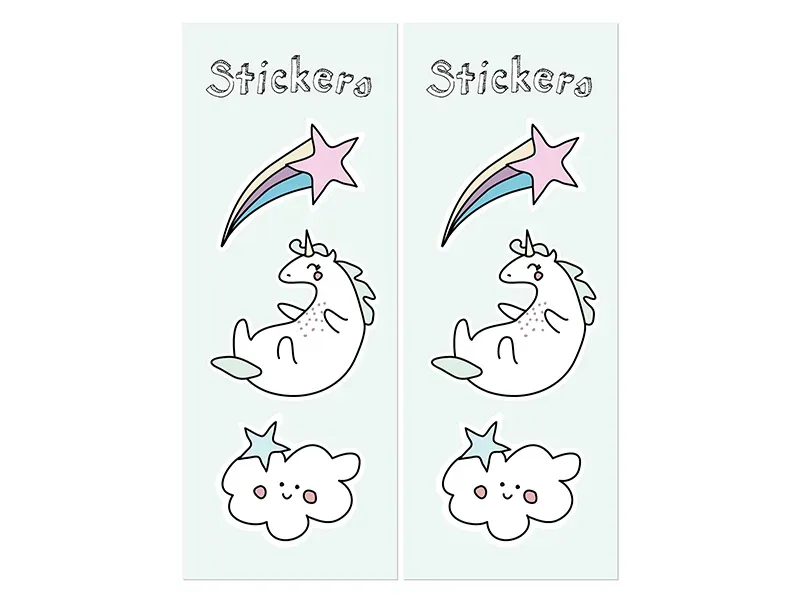 PARTYPOSER – Enhjørning – 6 stk – PartyDeco
