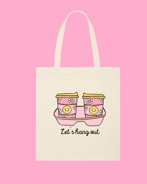 Hovedbilde TOTE BAG – Let’s Hang Out – Festligetrykk